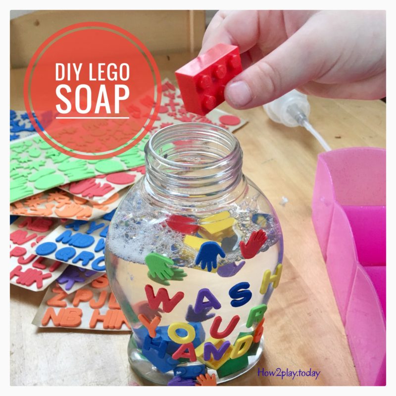 DIY Lego Soap @how2playtoday