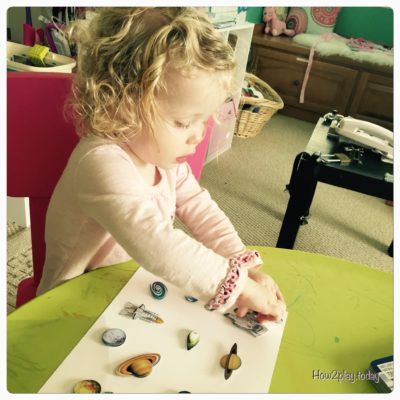 Art Hacks for Toddlers:  stickers and a blank piece of paper is a fantastic way to allow your toddler to be creative and work on fine motor skills