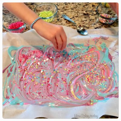 How to make Unicorn Bark for your next celebration.