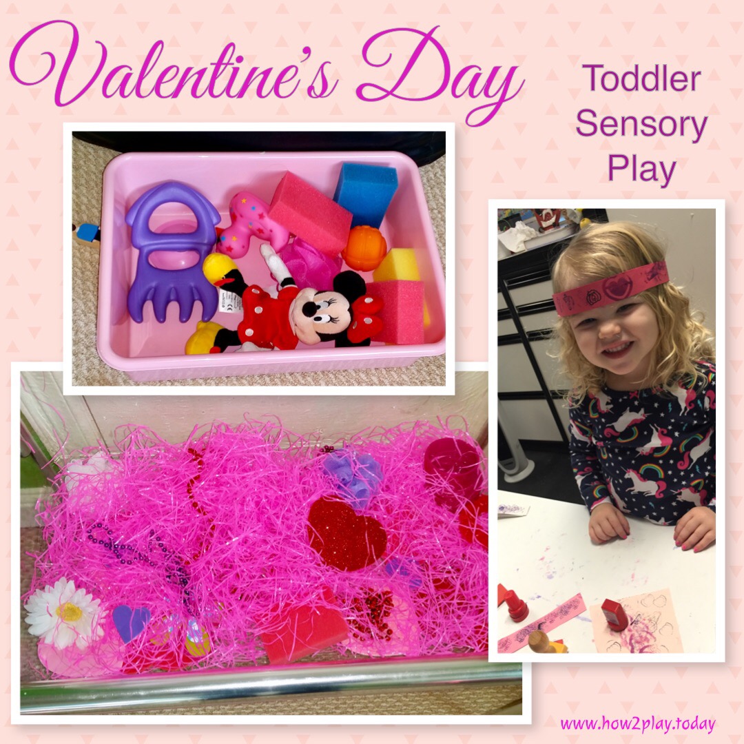 Toddler Sensory Play ideas to celebrate Valentine's Day with your little one.