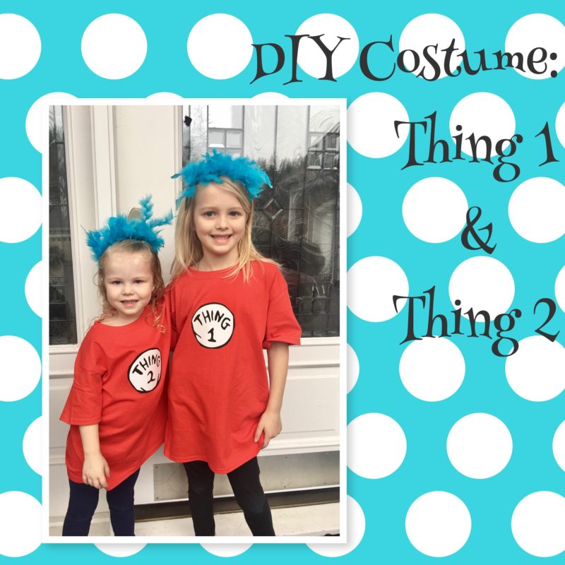 Thing 1 & Thing 2: diy costume. Dr. Seuss Birthday and Read Across America.
