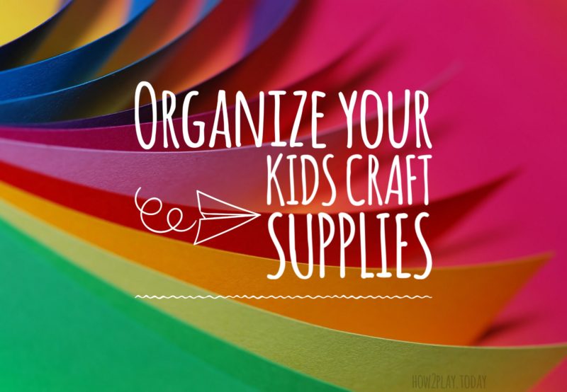 How to organize your kids craft supplies. Art and Crafts can be so much fun for you and your little ones but the supplies add up. Here are a few ideas of how you can organize the supplies and clean up your space.