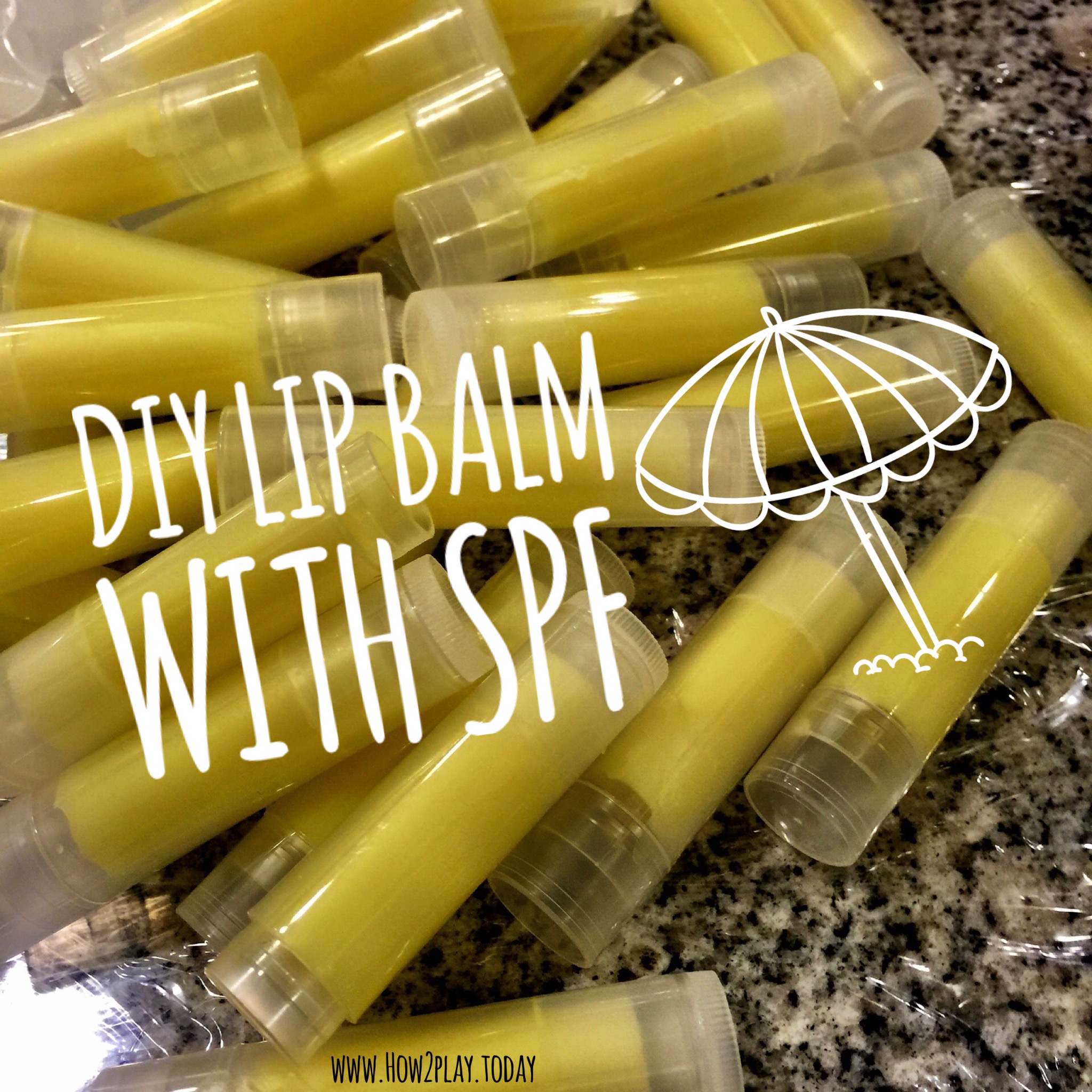 DIY Lip Balm with naturally occurring SPF: vegan, paleo, organic, non-gmo!
