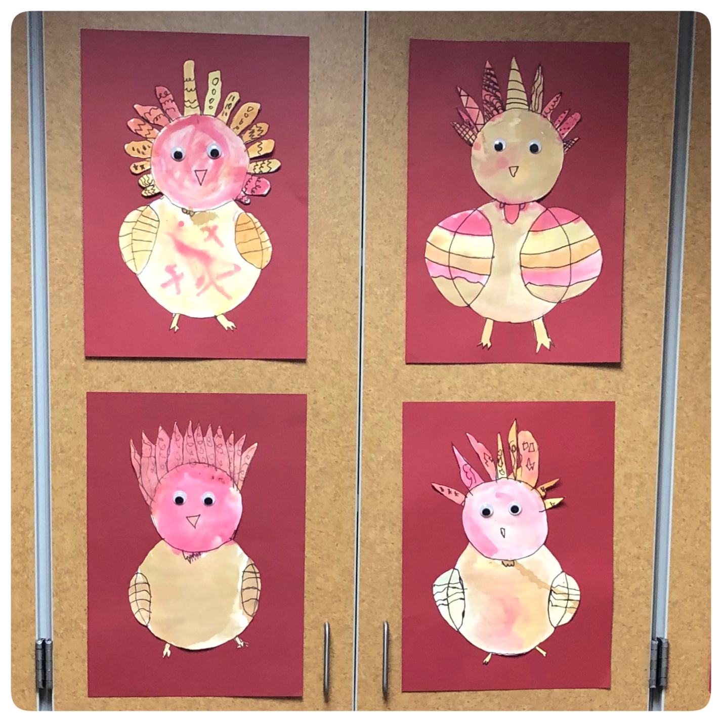 Wild Turkeys created by First Graders