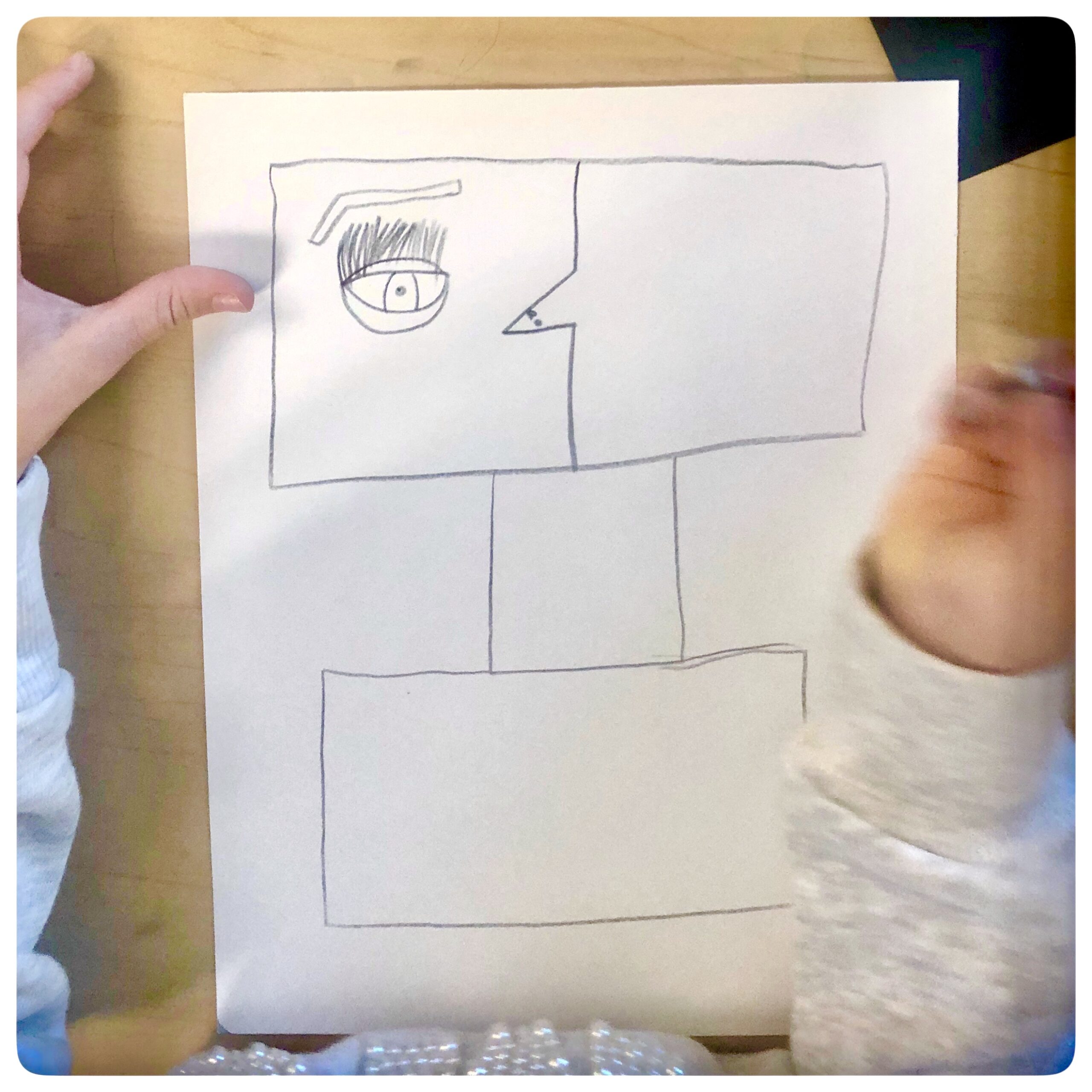 If you were to ask a child to draw a snowman, they would probably draw three circles, stacked on top of one another. Black dots for the eyes and mouth, orange triangle for the nose. ❄️ But what if Picasso drew a Snowman? ❄️ Ask kids questions that allows them to think outside of the box! They just might surprise you. ?